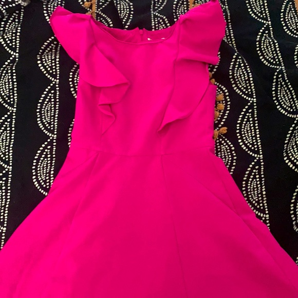 Eliza J Dresses & Skirts - Hot Pink Ruffle Eliza J Dress